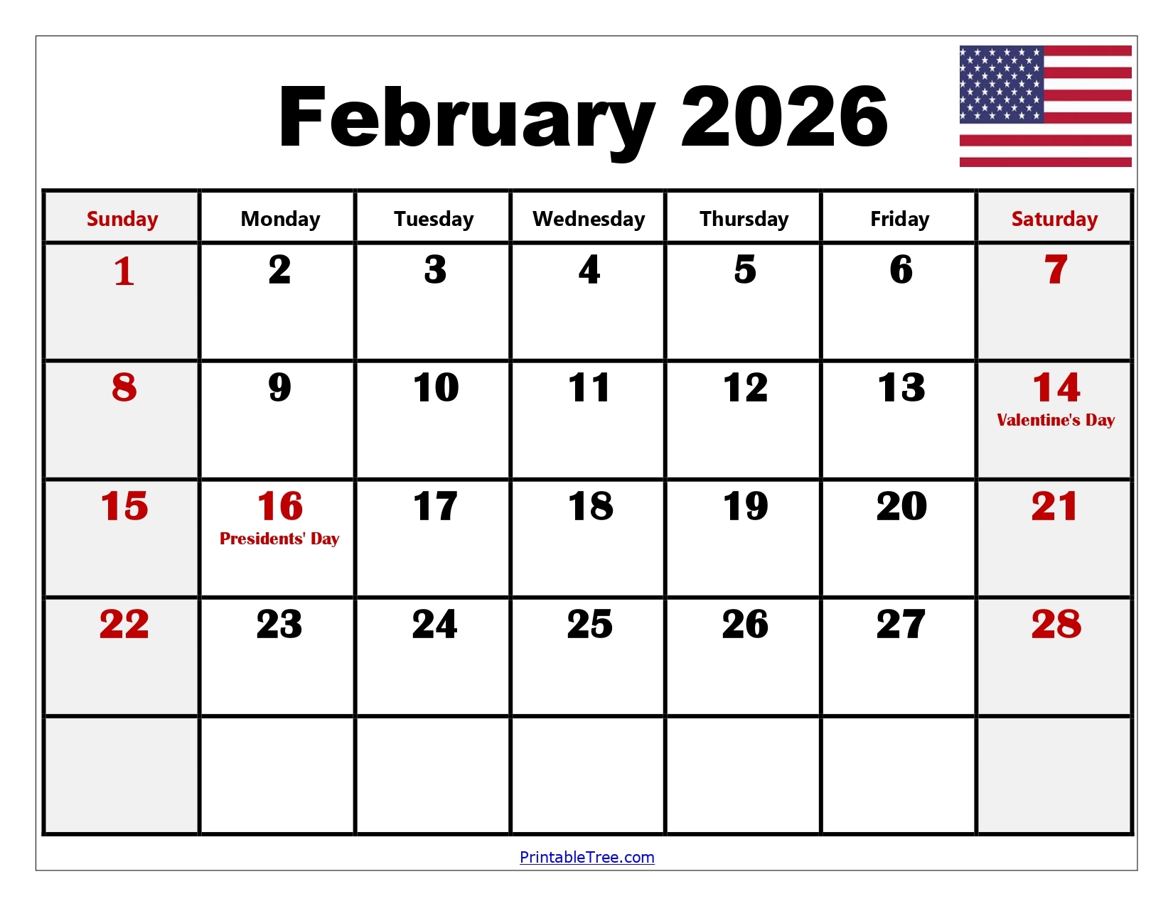 Printable January And February 2026 Calendar
