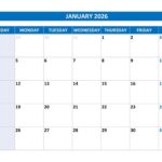 January 2026 Calendar Calendar best