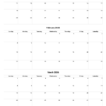 January To March 2026 Calendar Printable Custom Calendar Maker