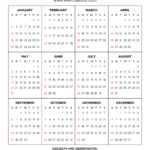 2026 Calendar Printable Free PDF With Holidays