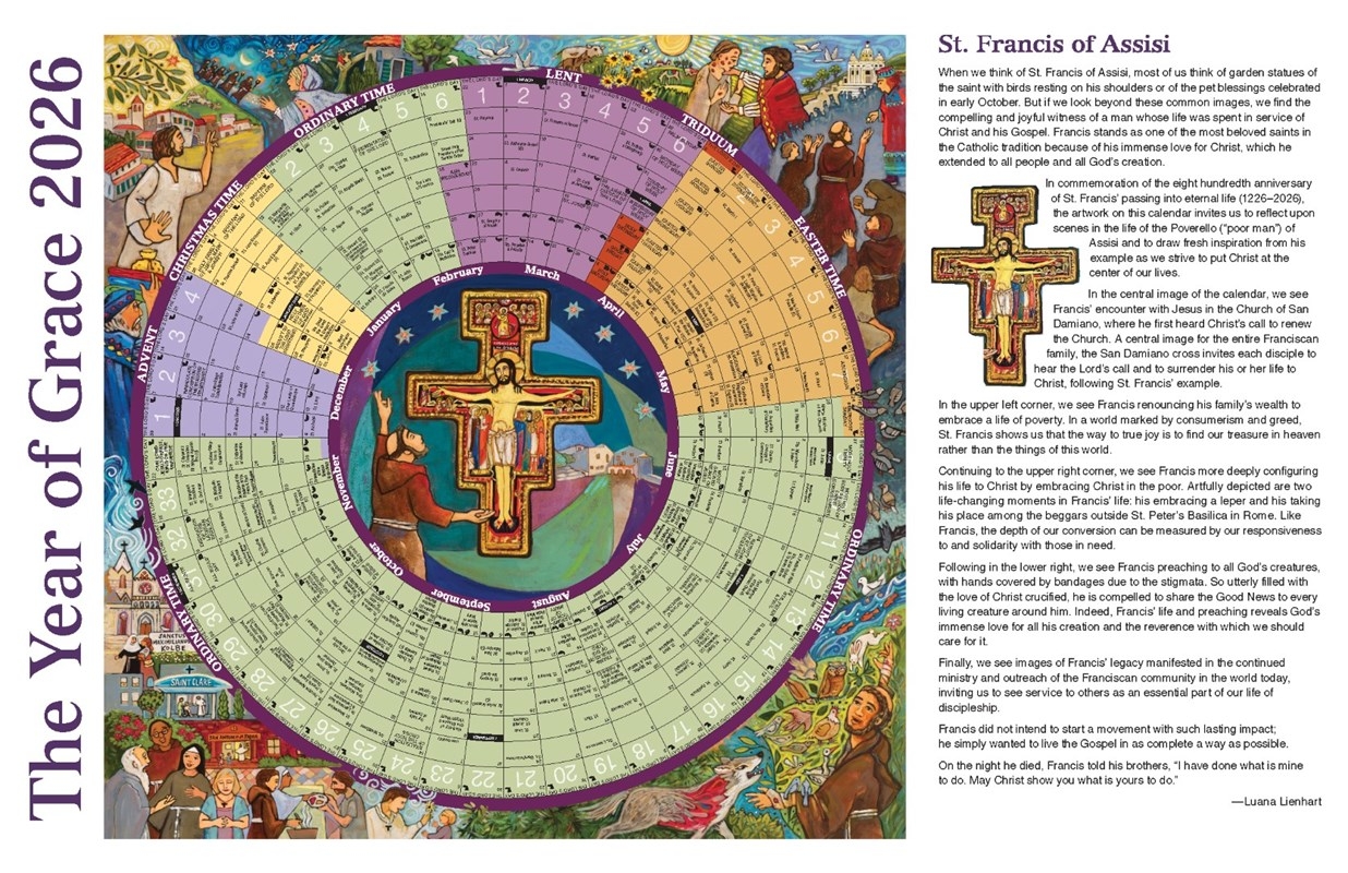 2026 Catholic Liturgical Calendar Small Paper Pack Of 25 T H Stemper Co 