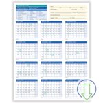 2026 Downloadable Fiscal Year Employee Attendance Calendar HRdirect