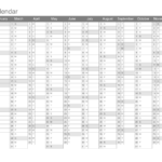2026 Printable Calendar PDF Or Excel