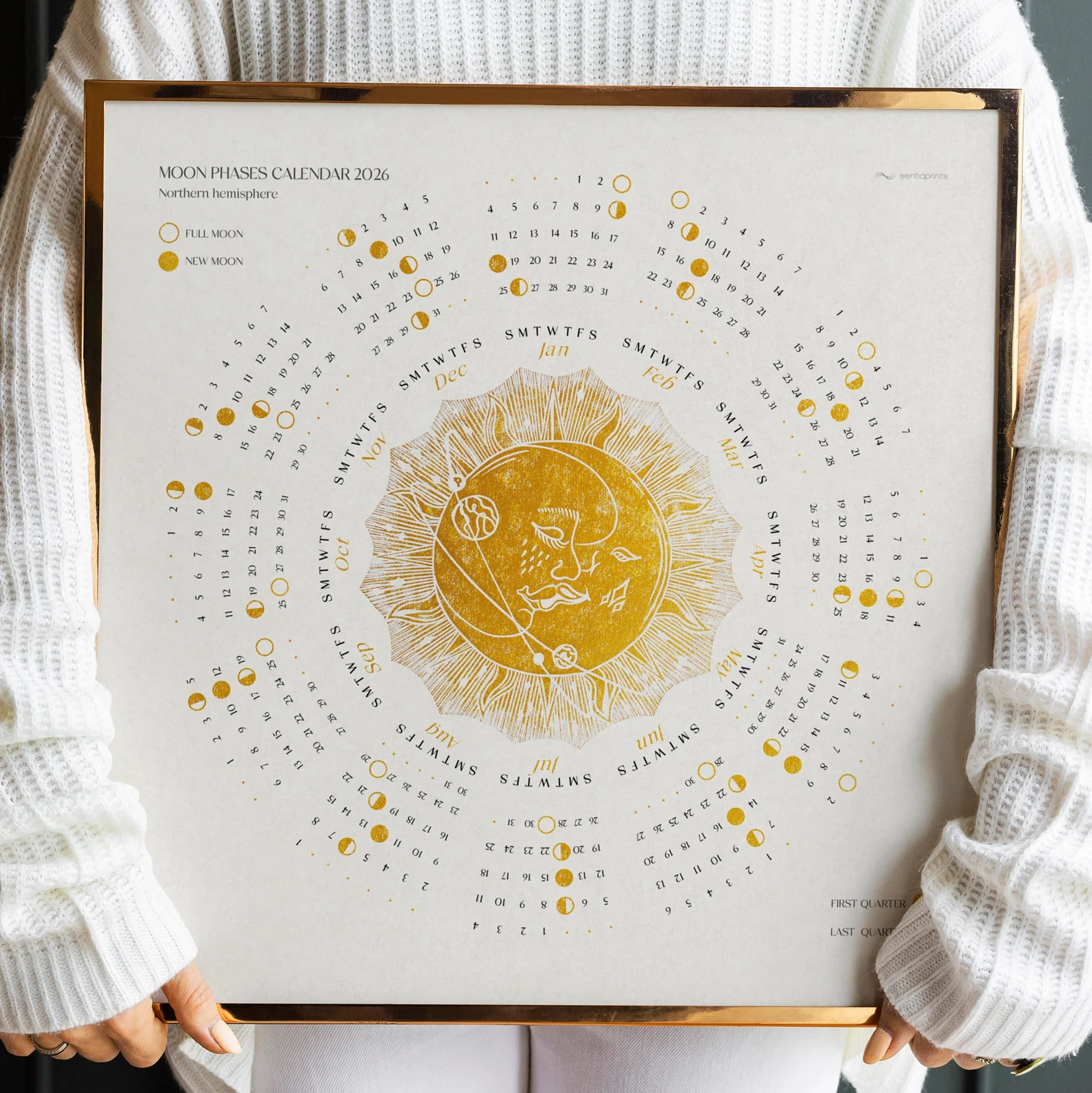 Lunar Calendar 2026 Printable