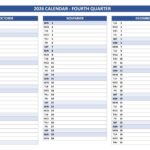 2026 Quarterly Calendar To Print