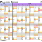 Academic Calendars 2026 2027 Free Printable PDF Templates
