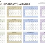 Broadcast Calendar 2026 Free Downloads Customizable