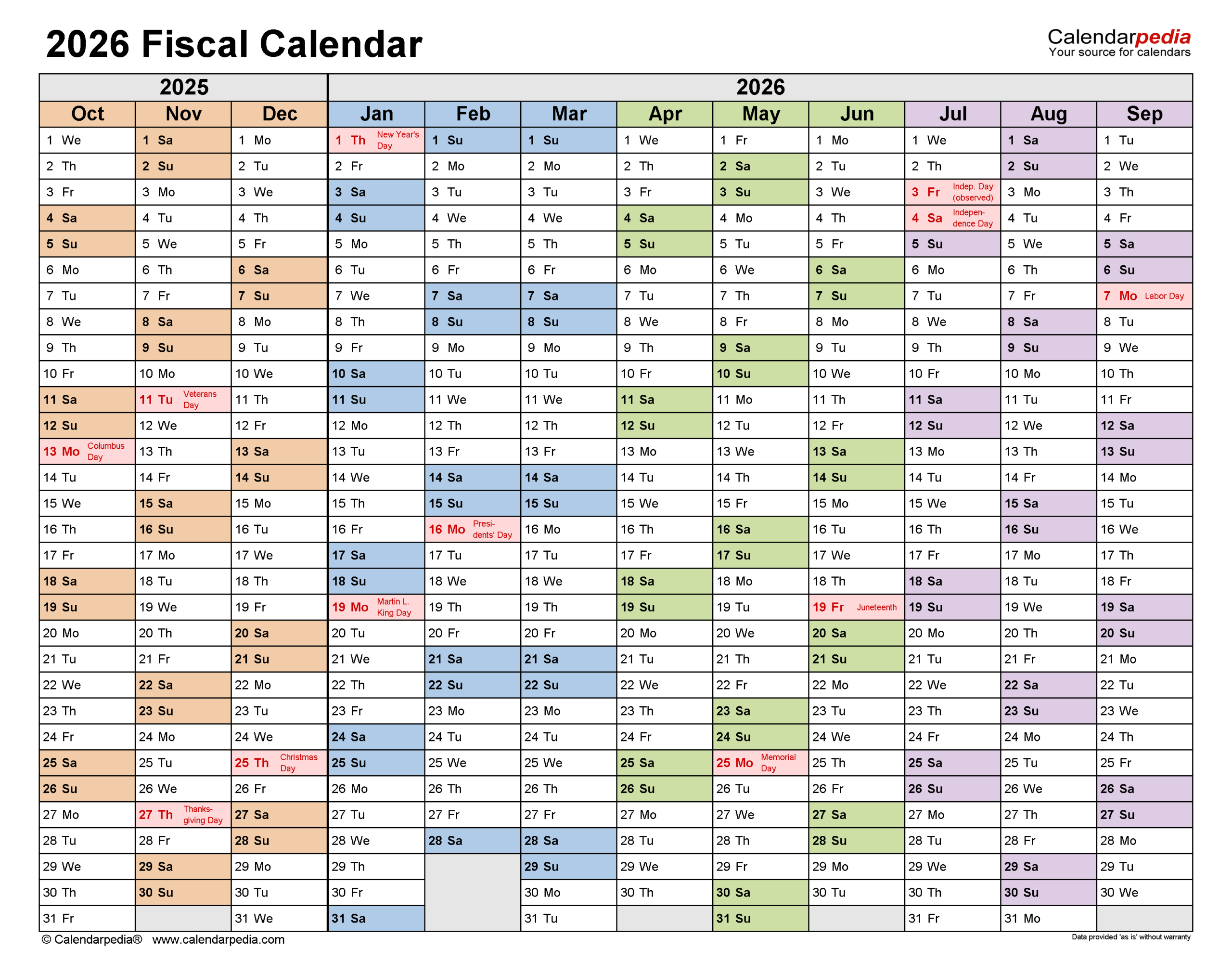 Calendarlabs Print Online Calendar 2026