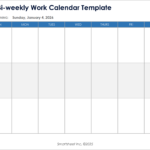 Free Blank Calendar Templates Smartsheet