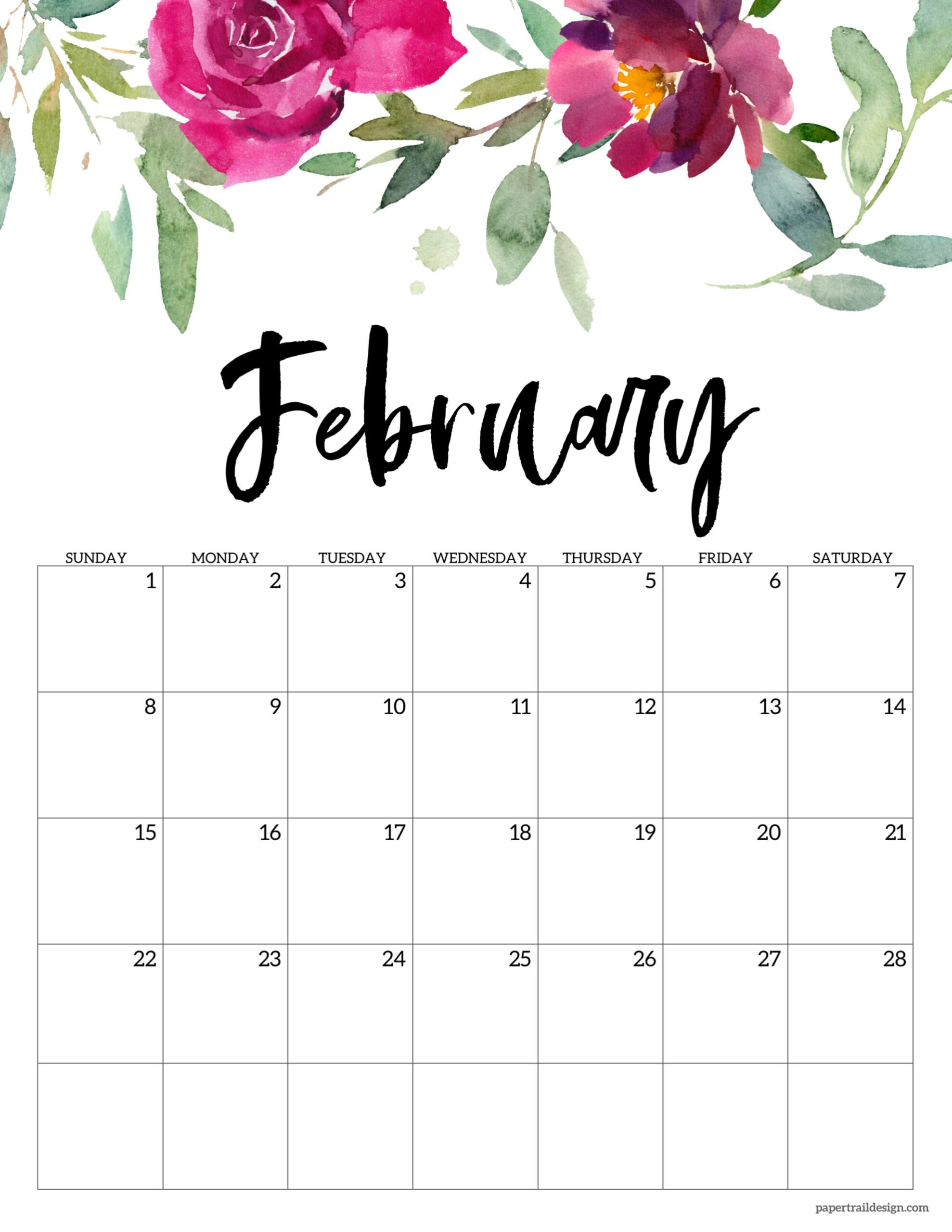 Free Printable Monthly Calendar For 2026 Free Printable Monthly Calendar For 2026