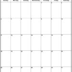 January 2026 Vertical Calendar Portrait