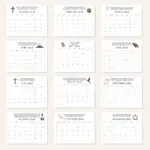 Printable Christian Calendar 2026 Monthly Calendar With Bible Verses Sayings Quotes Phrases 2025 Printable Bible Verse Calendar Scriptures Etsy