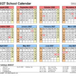 School Calendars 2026 2027 Free Printable Excel Templates