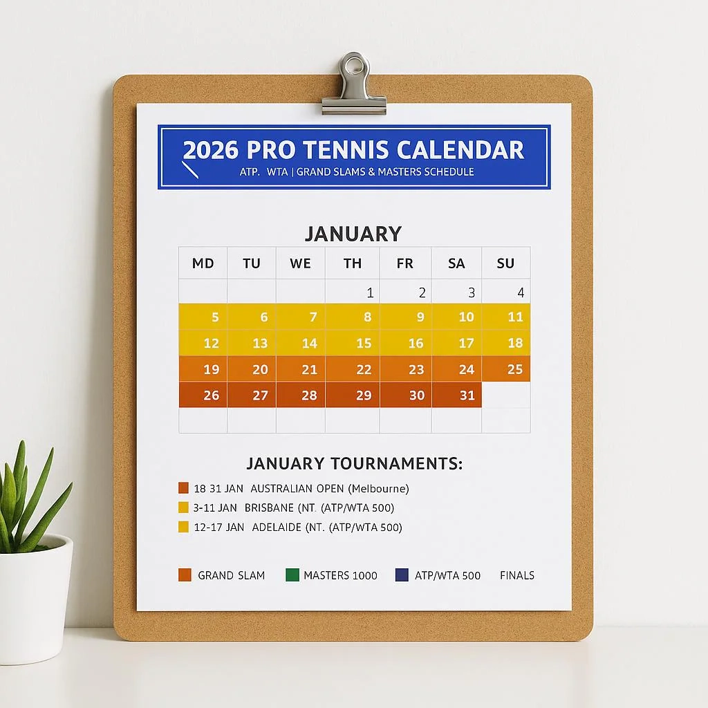 Tennis Schedule Etsy